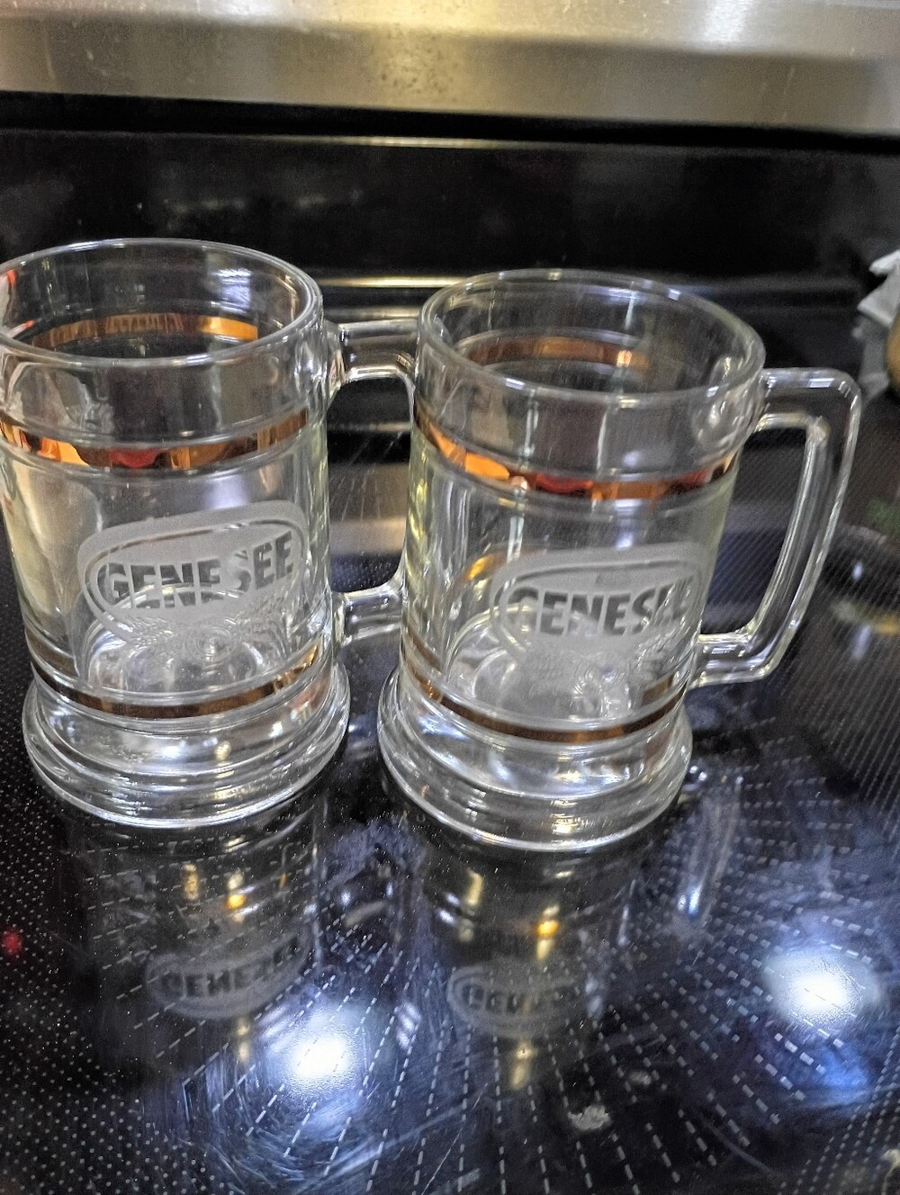 Genesis Clear Glass Mini Beer Mugs - Set of 2